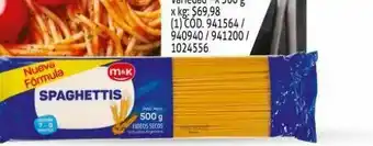 Makro Espaguetis m&k oferta