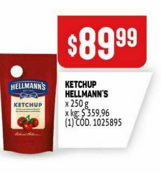 Makro Ketchup hellmann's oferta