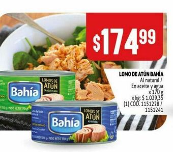Makro Lomitos de atún bahía oferta