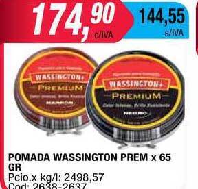 Pomada Wassington Prem X 65 Gr