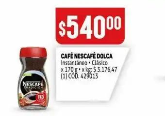 Makro Café soluble nescafé oferta
