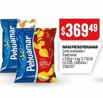 Makro Papas fritas pehuamar oferta