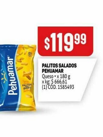 Makro Palitos salados pehuamar oferta