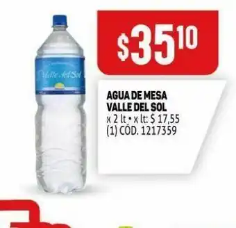 Makro Agua de colonia valle del sol oferta