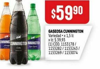 Makro Gaseosas cunnington style oferta