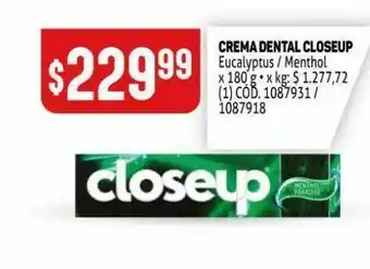 Makro Crema dental close up oferta
