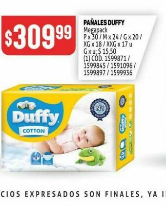 Makro Pañales duffy oferta