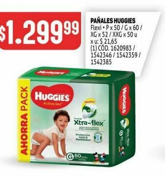 Makro Pañales huggies oferta