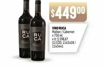 Makro Vino ruca malen oferta
