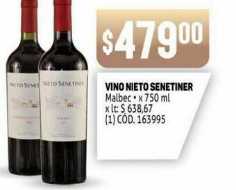 Makro Vino nieto senetiner oferta