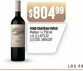 Makro Vino chatau vieux oferta