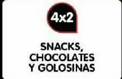 Disco Snacks, chocolates y golosinas 4x2 oferta