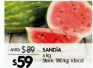 Disco Sandía kg oferta