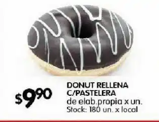 Disco Donut rellena con pastelera oferta