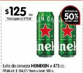 Disco Latas de cerveza heineken oferta