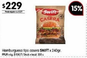Disco Hamburguesas swift oferta