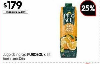Disco Jugo de naranja purosol oferta