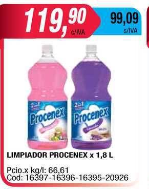 Maxiconsumo Limpiador Procenex X 1.8 L oferta