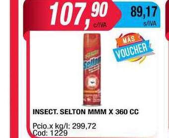 Maxiconsumo Insect. Selton Mmm X 360cc oferta