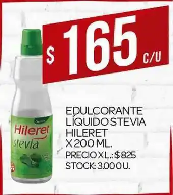 Supermercados DIA Edulcorante Líquido Stevia Hileret 200ml oferta