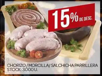 Supermercados DIA Chorizo Morcilla Salchicha Parrillera oferta
