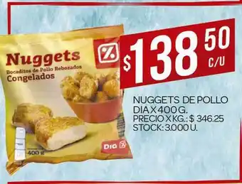 Supermercados DIA Nuggets De Pollo Dia 400g oferta