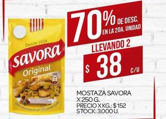 Supermercados DIA Mostaza Savora 250g oferta