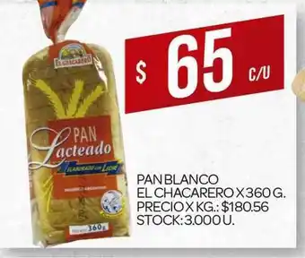 Supermercados DIA Pan Blanco El Chacarero 360g oferta