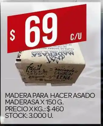 Supermercados DIA Madera Para Hacer Asado Maderasa 150g oferta