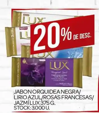 Supermercados DIA Jbaon Orquidea Negra Lirio Azul Rosas Francesas Jazmí Lux 375g oferta