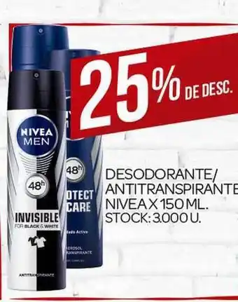 Desodorante Antitranspirante Nivea 150ml