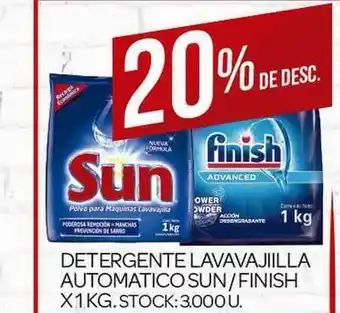 Supermercados DIA Detergente Lavavajiilla Automatico Sun Finish oferta
