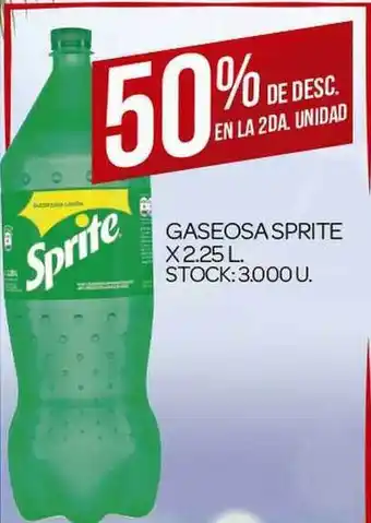 Supermercados DIA Gaseosa Sprite 2.25L oferta