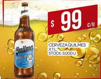 Supermercados DIA Cerveja Quilmes 1L oferta