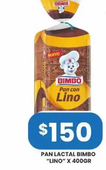 Supermercados Zeta Pan Lactal Bimbo "Lino" 400gr oferta