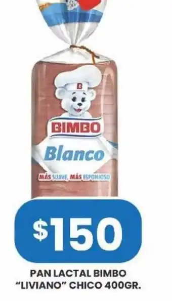 Supermercados Zeta Pan Lactal Bibmo "Liviano" Chico 400gr oferta