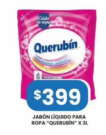 Supermercados Zeta Jabón Líquido Para Ropa "Querubín" x 3L oferta