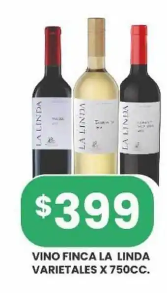Supermercados Zeta Vino Finca La Linda Varietales 750cc oferta