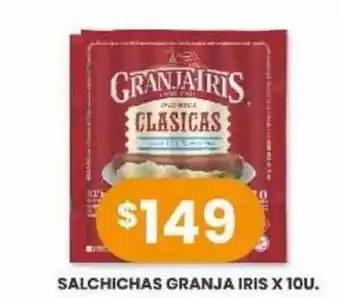 Salchichas Granja Iris x 10u