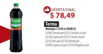 Parodi Terma Amargo X 1350cc (UxB12) oferta