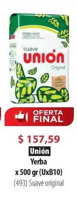 Unión Yerba x 500gr (UxB10)