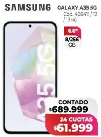 Naldo Lombardi Samsung galaxy A35 5g oferta