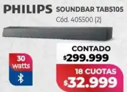 Naldo Lombardi Philips soundbar tab5105 oferta