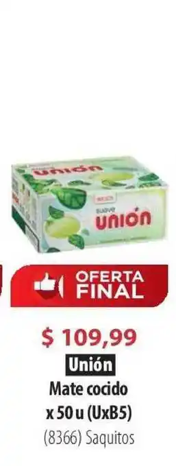 Parodi Unión Mate cocido x 50u (UxB5) oferta