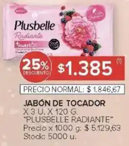 Carrefour Plusbelle radiante jabón de tocador oferta