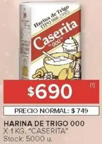 Carrefour Caserita harina de trigo 000 oferta