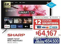 Carrefour SHARP Smart tv 50" oferta