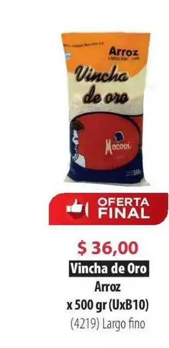 Parodi Vincha de Oro Arroz x 500gr (UxB10) oferta