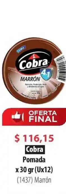 Parodi Cobra Marrón Pomada x 30gr (Ux12) oferta