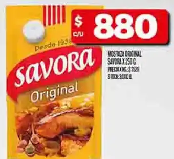 Supermercados DIA Savora original oferta